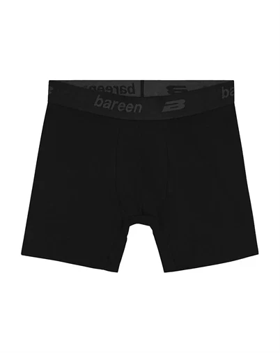 Bareen - B-logo Cotton Boxers - Black